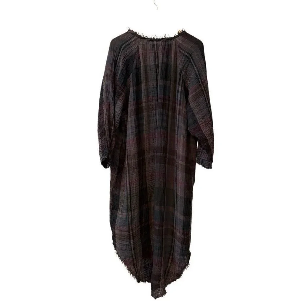 Raquel Allegra Caftan Dress Size Small/ 1 Lagenlook Shift  Bohemian Oversized